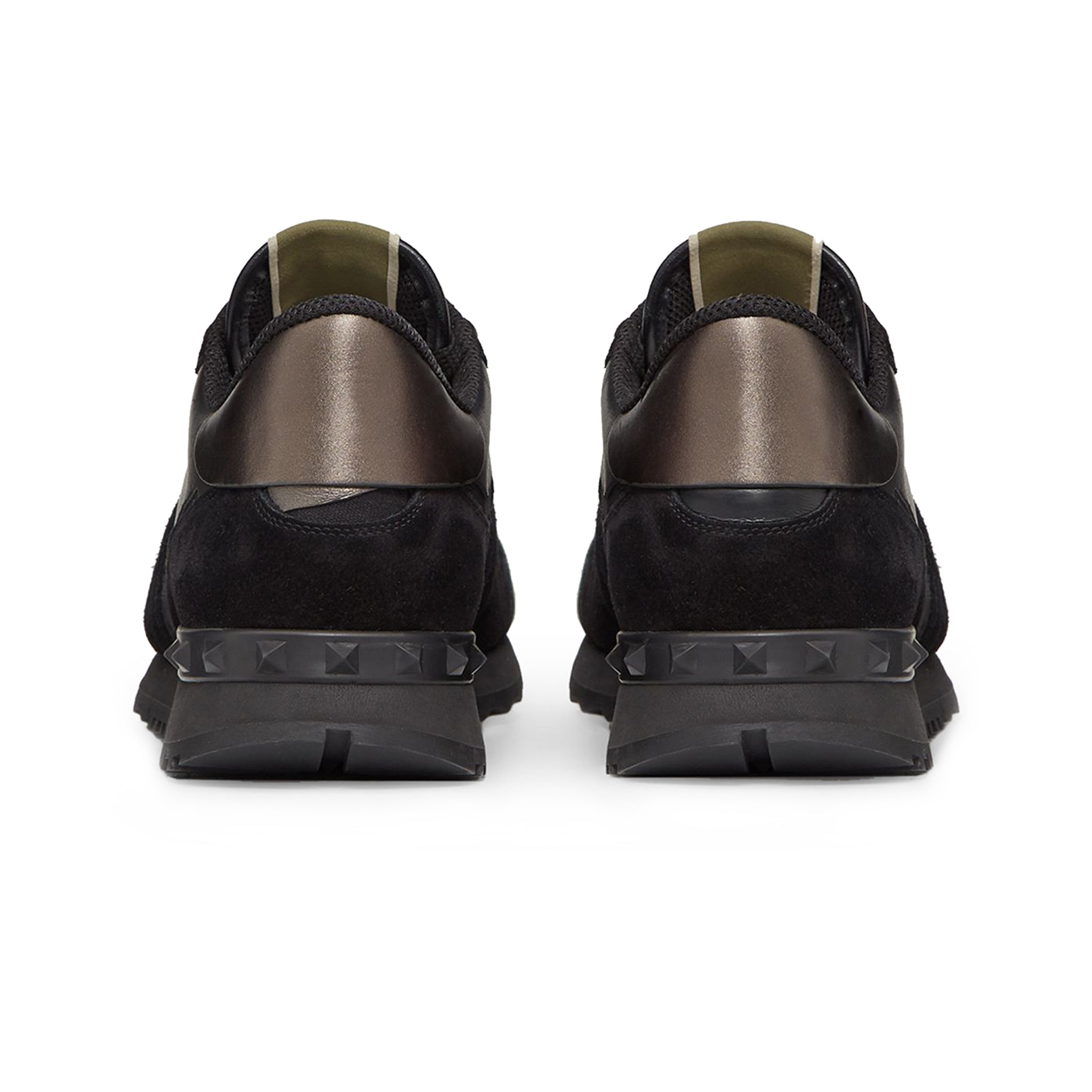 Image of Valentino Rockrunner Sneaker Black Bronze Camouflage